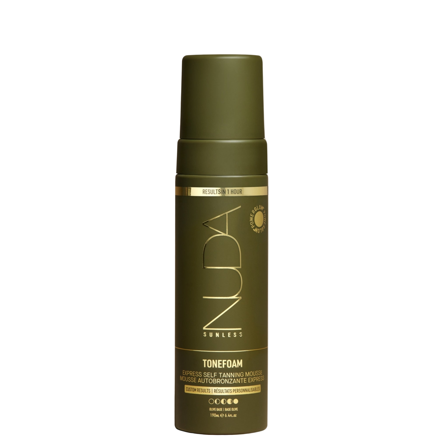 NUDA ToneFoam Olive Self Tanning Mousse