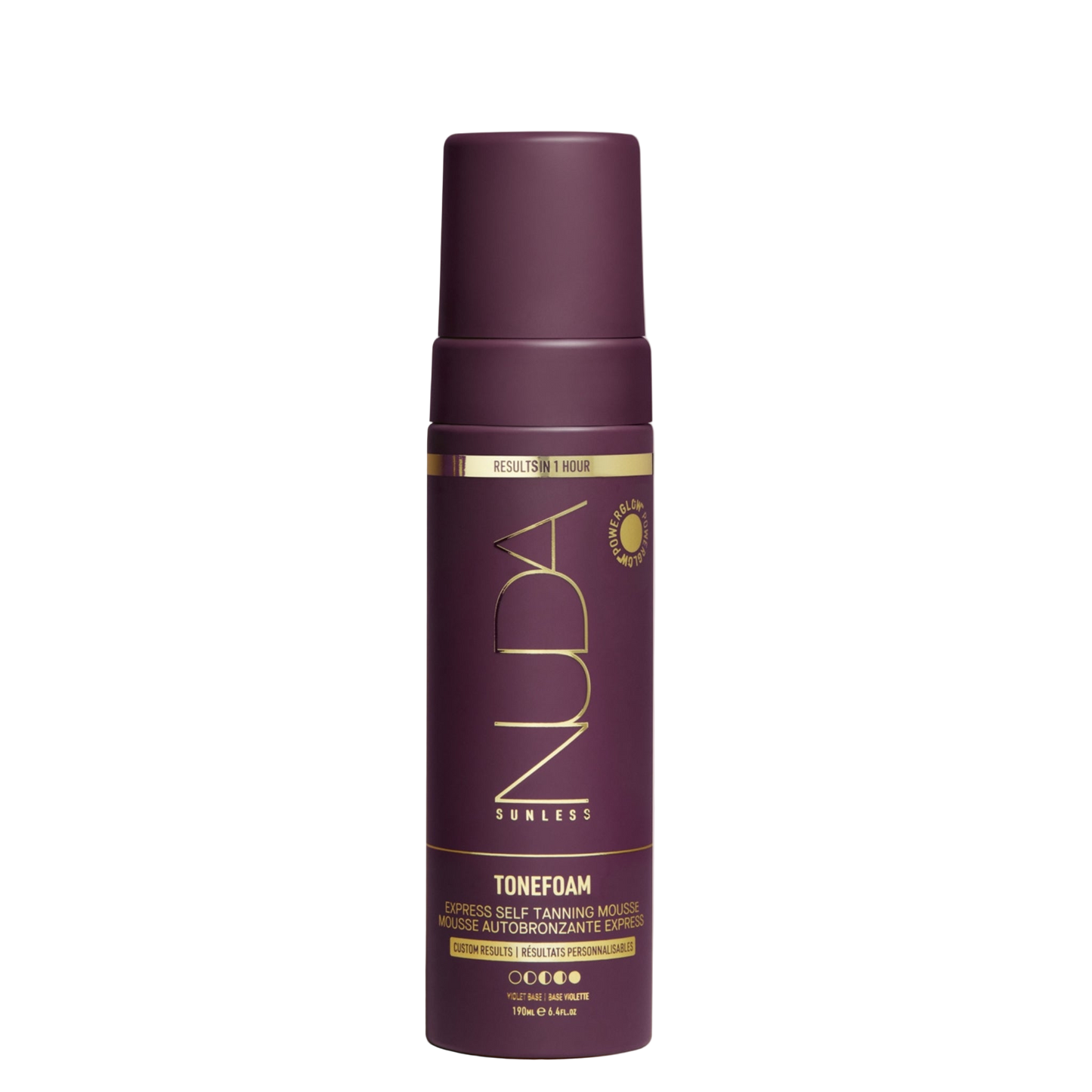 NUDA ToneFoam Violet Self Tanning Mousse