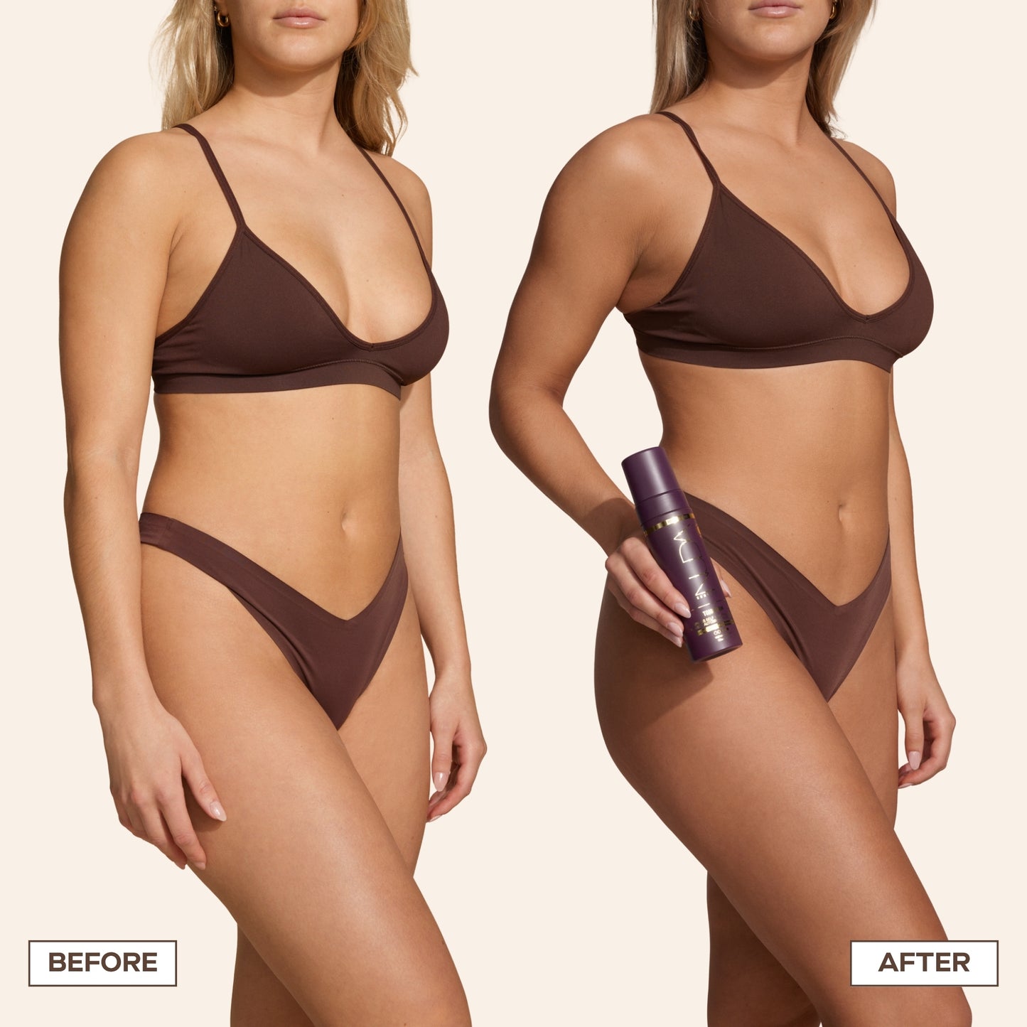 NUDA ToneFoam Violet Self Tanning Mousse