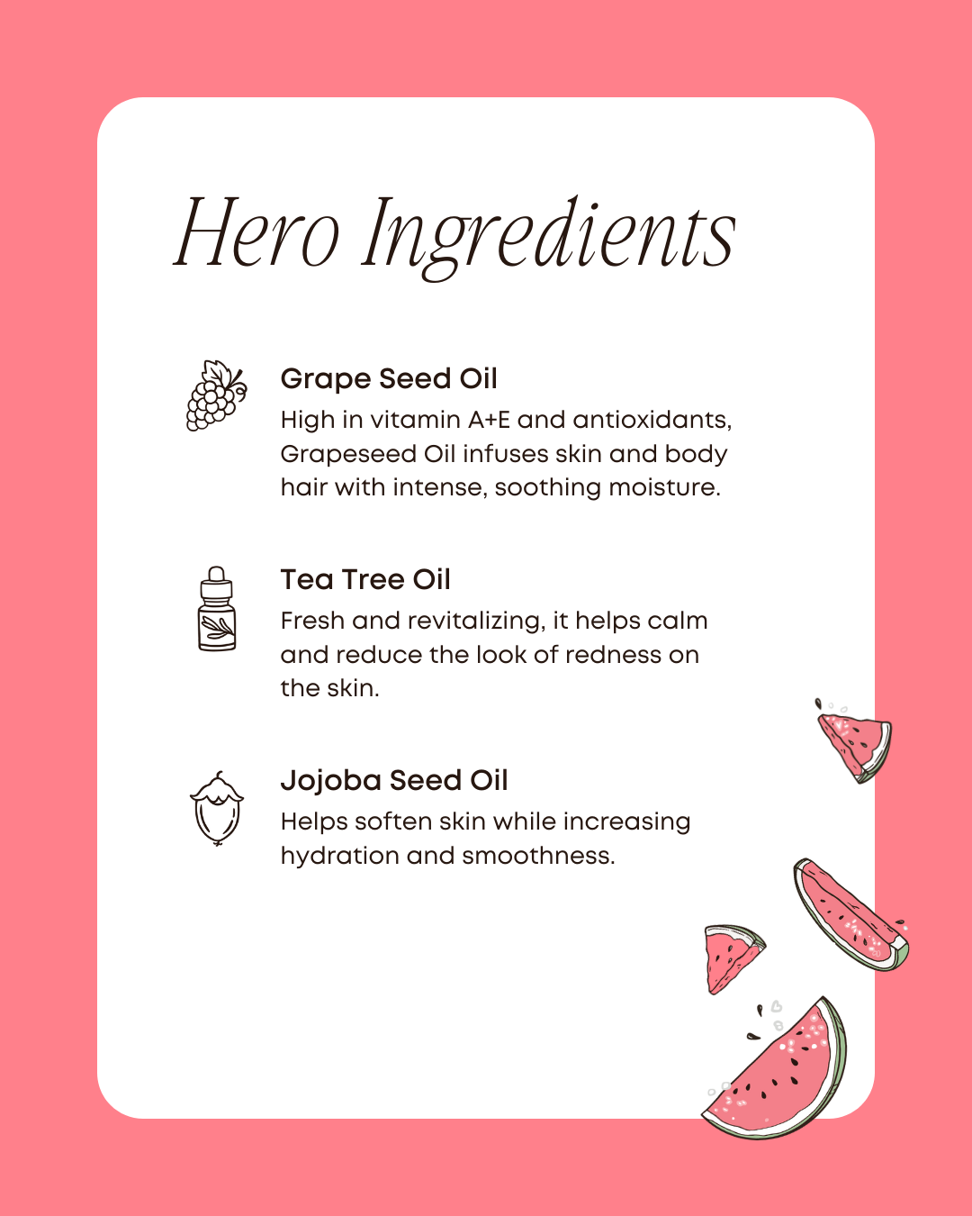 Bushbalm - Ingrown Hair Oil Watermelon Sugar