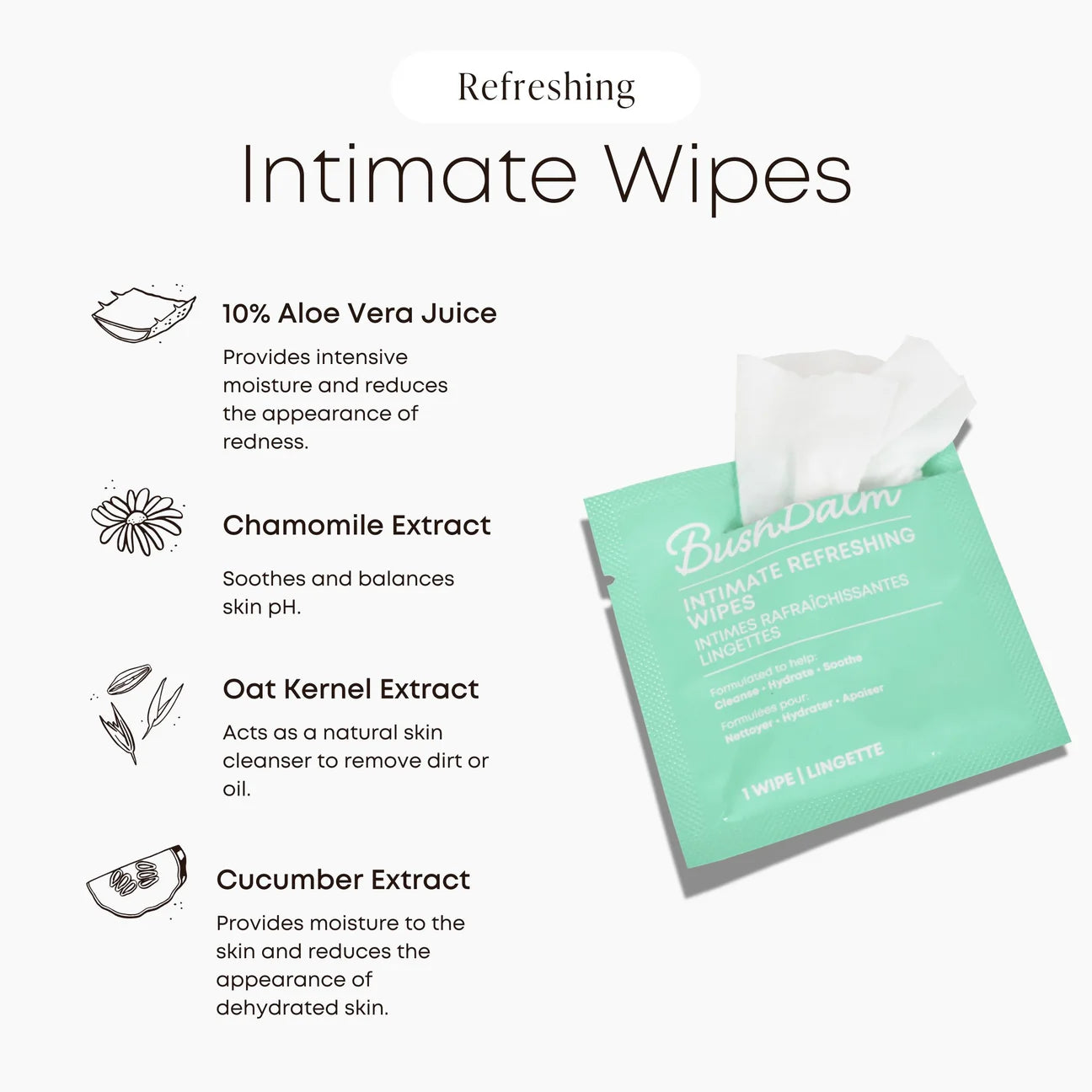 Bushbalm - Intimate Refreshing Wipes