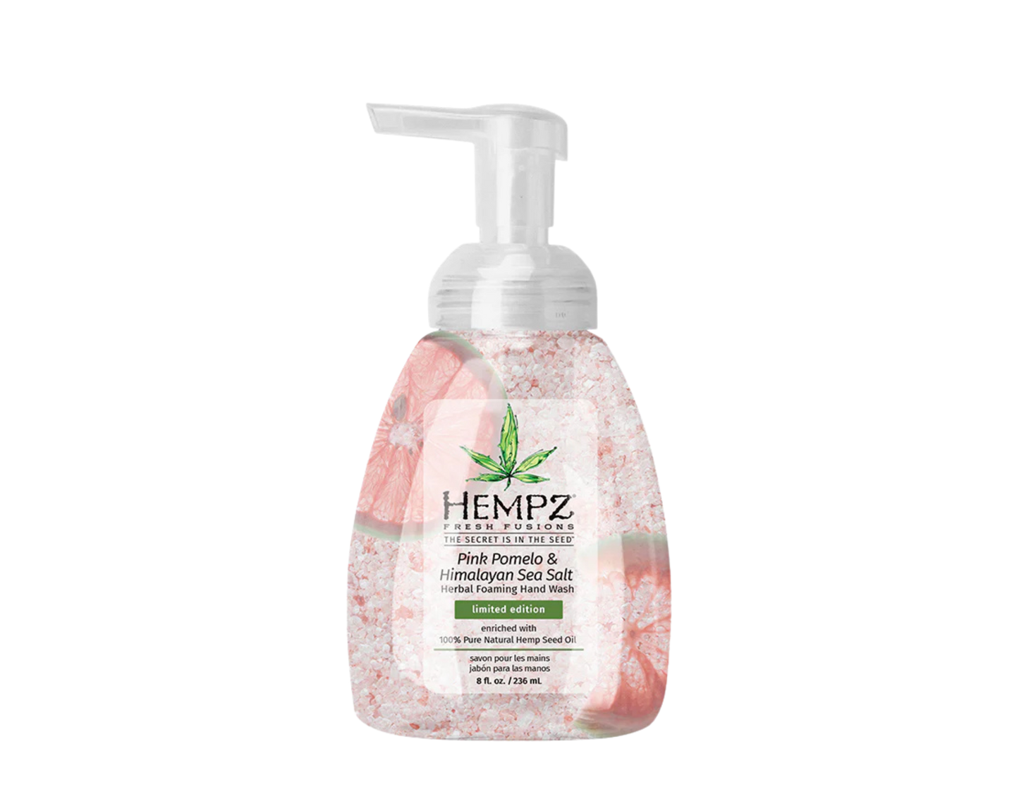 Hempz Pink Pomelo & Himalayan Sea Salt Herbal Foaming Hand Wash (8oz)