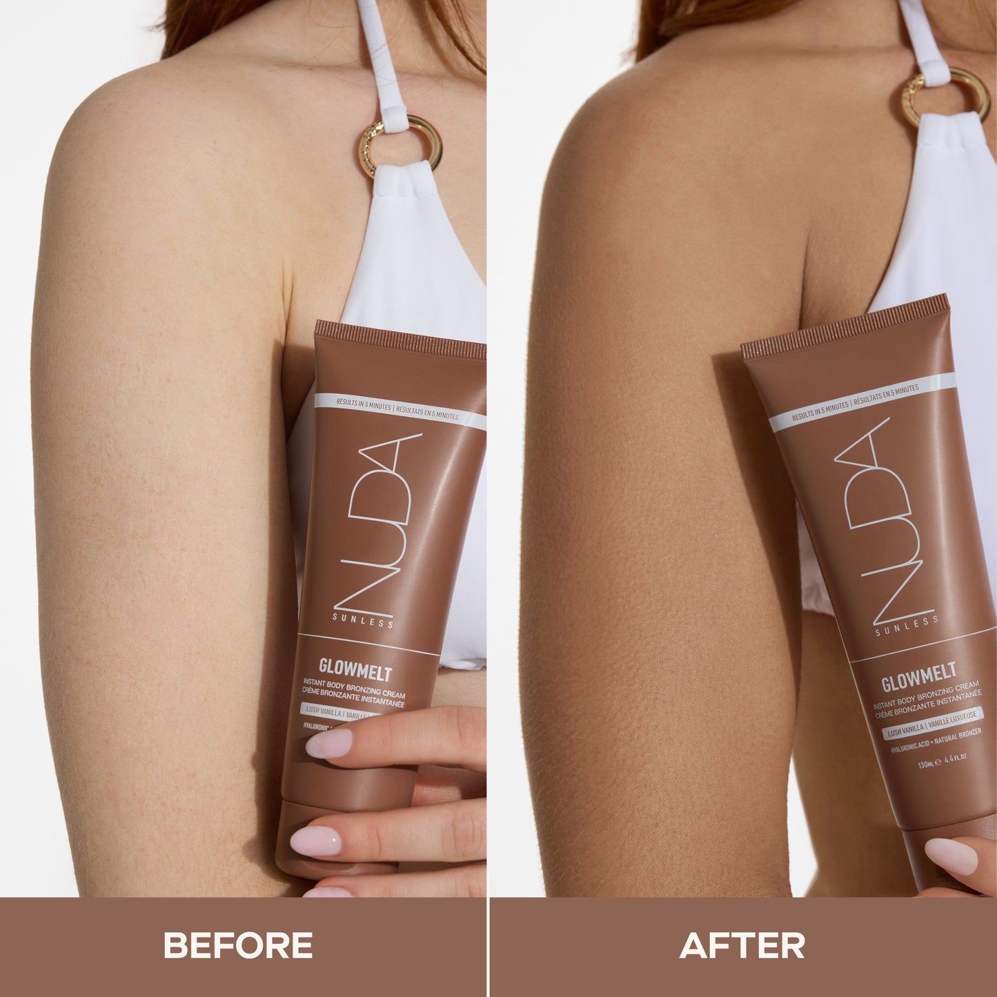 NUDA Glowmelt Instant Body Bronzing Cream